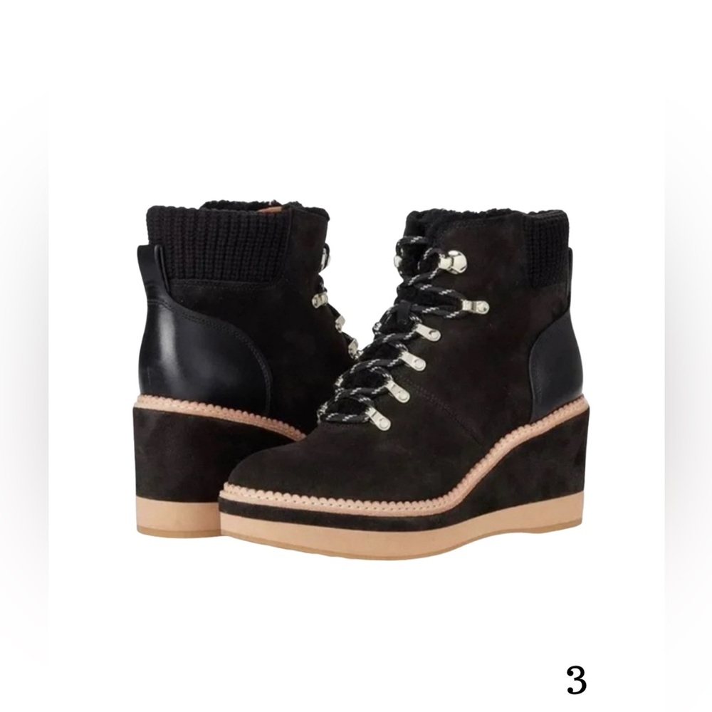 Kate Spade Willow Genuine Shearling Wedge Bootie 
S/ 7.5 - Picture 3 of 17